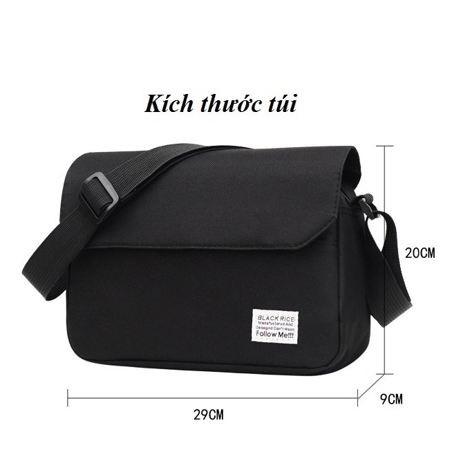 Túi đeo chéo unisex vải Canvas thời trang Hàn Quốc TC87 | BigBuy360 - bigbuy360.vn