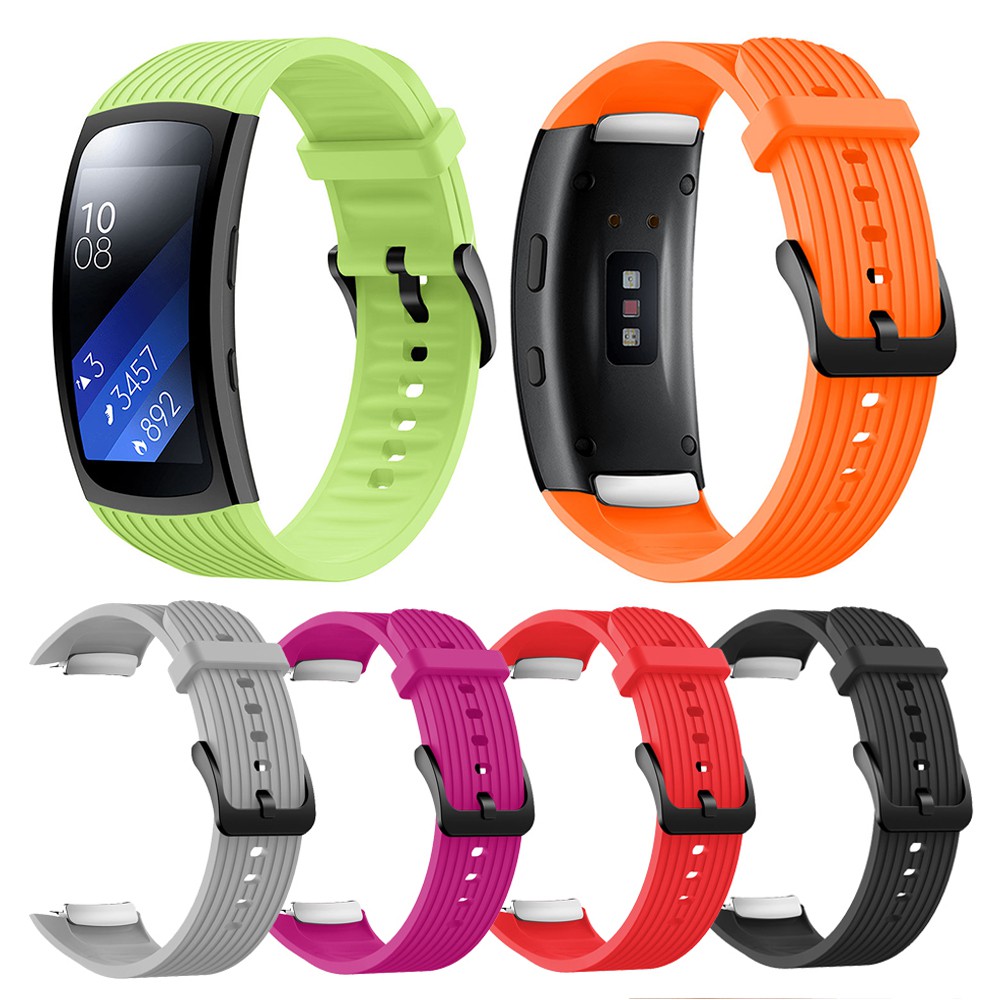Dây silicon cao cấp thay thế cho đồng hồ Samsung Gear Fit 2 Pro / Fit 2