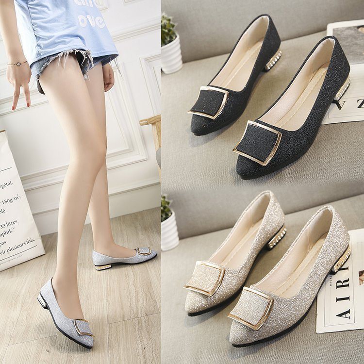 Giày búp bê mũi nhọn thời trang nữ dễ thương | BigBuy360 - bigbuy360.vn