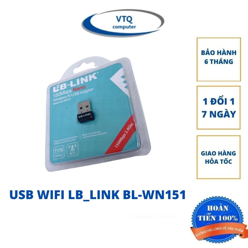 USB thu WIFI LB LINK NANO BL WN151, tiện lợi dùng cho laptop,pc bảo hành 12 tháng.shopphukienvtq