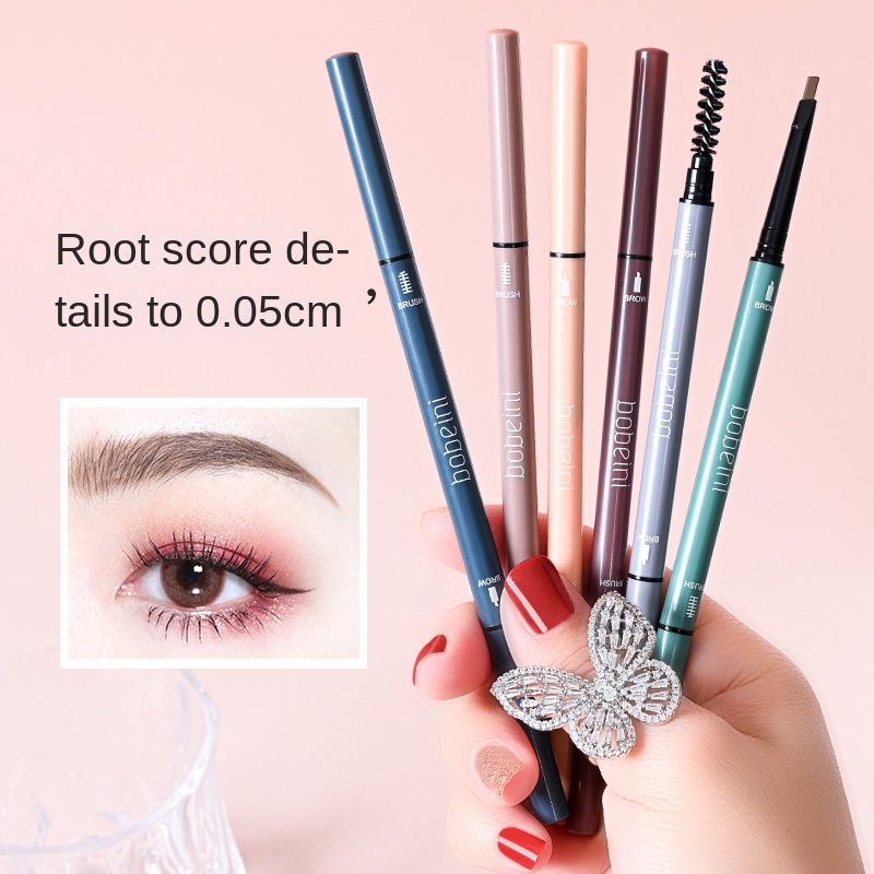 Bút Chì Kẻ Lông Mày Hai Đầu Siêu Mịn Hình Tam Giác Nhỏ Không Thấm Nước Và Mồ Hôi Lâu Trôi Và Không Dễ Phai Giá Rẻ