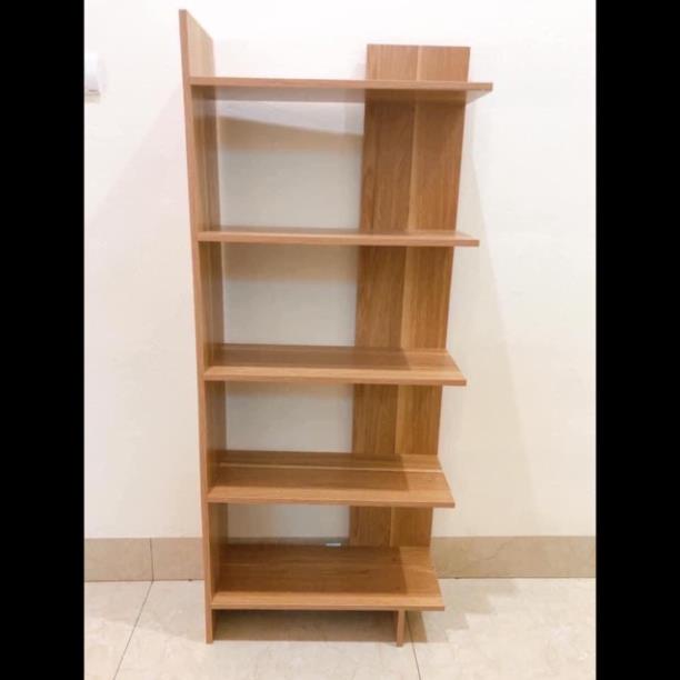 Kệ góc tường 5 tầng màu gỗ, đa dạng màu sắc tiện dụng, chất gỗ MDF dày 12mm dễ lắp ráp kích thước 120x40x15cm BIG SALE