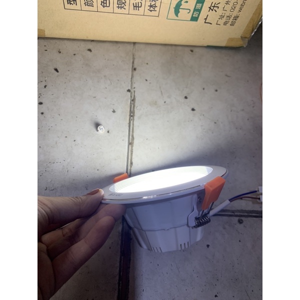 Âm Trần 9W 1 màu ánh sáng trắng 6500k Viền Bạc, Đèn Led Trang Trí Trần Thạch Cao
