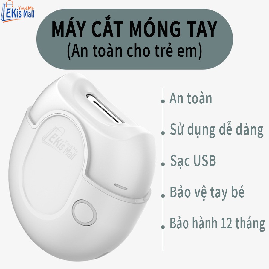 Máy cắt móng tay tự động Máy dũa móng tay đa năng cho bé an toàn Cao cấp