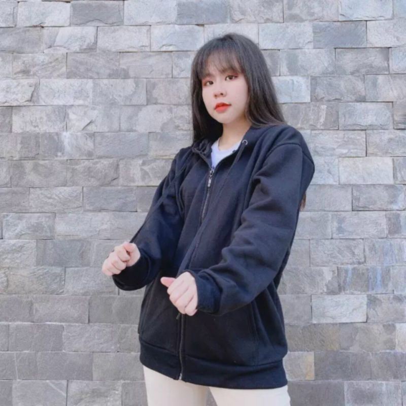 Áo khoác nỉ zip hình xác ướp cute Size L, XL