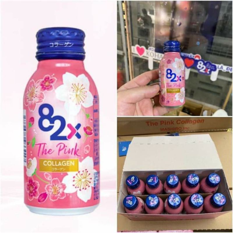 82x The Pink Collagen 1.000mg VitaminC và Khoáng chất Tái Tạo Trẻ Hóa Làn Da- Nhập Khẩu Nhất Bản