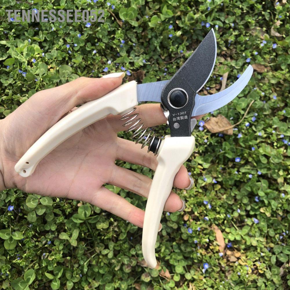 Tennessee052 Pruning Shears Strong Resilience Ergonomic Design Buckle Storage Gardening with Nonslip Handle for Miniascape