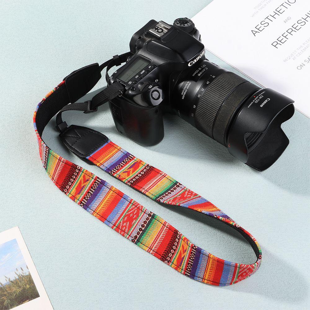 NIKON SONY Dây Đeo Máy Ảnh SLR Bằng Da PU Điều Chỉnh Được DSL / DSLR