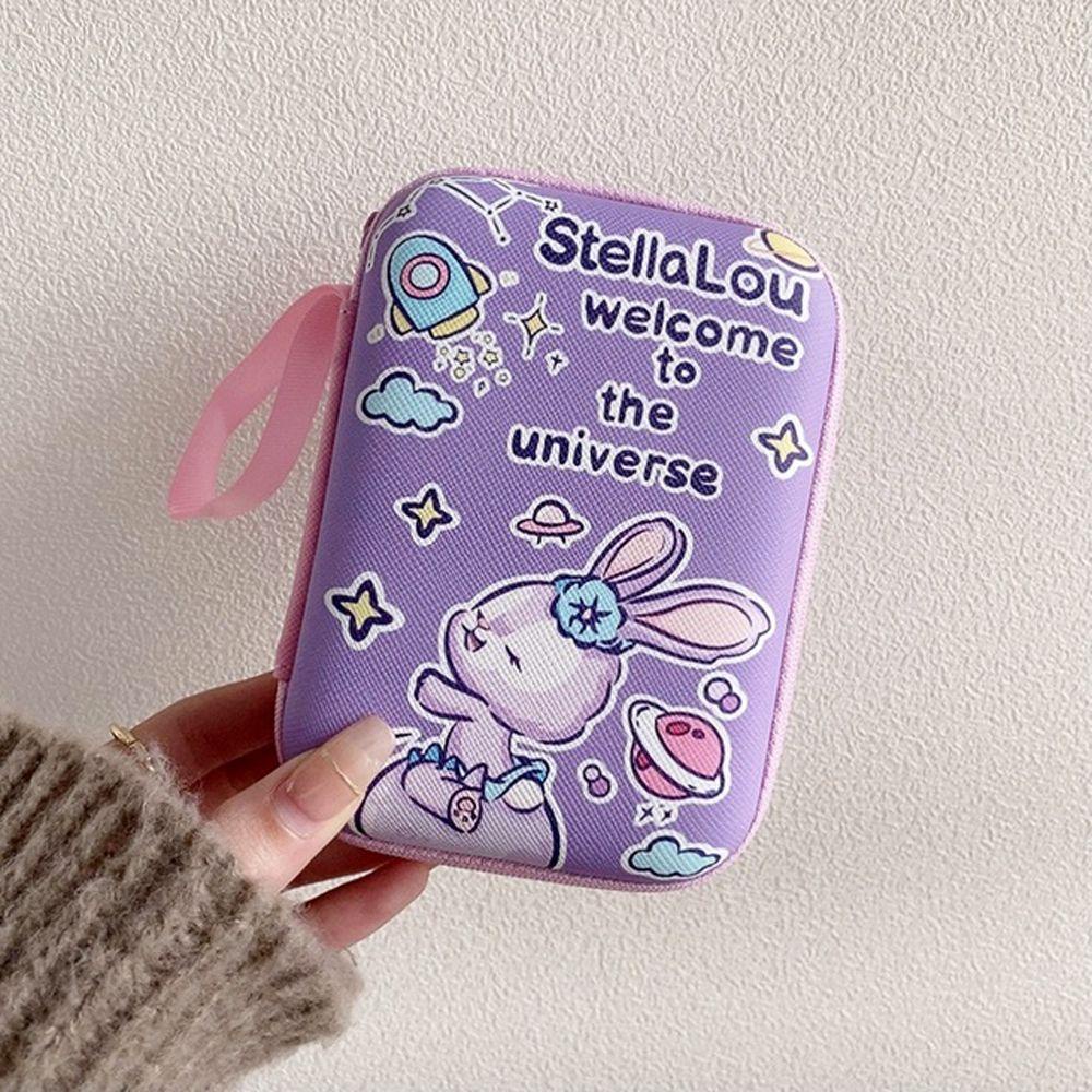 Hộp Cứng Đựng Tai Nghe Có Khóa Kéo Họa Tiết Hoạt Hình Melody Kirby