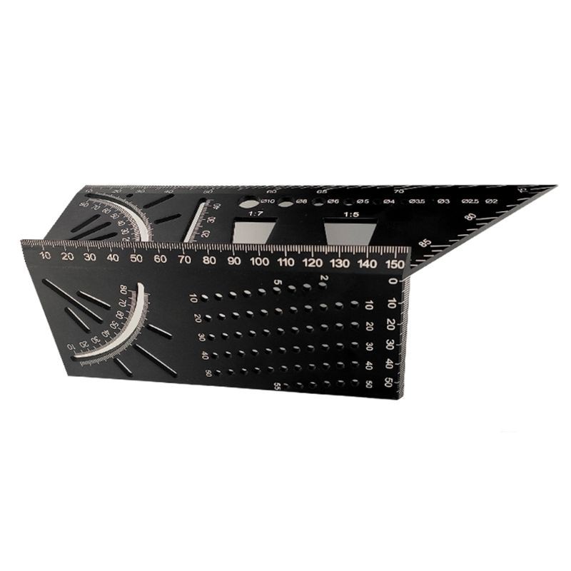 Thước Đo Góc Vuông 90 Độ Bằng Hợp Kim Nhôm Va 45