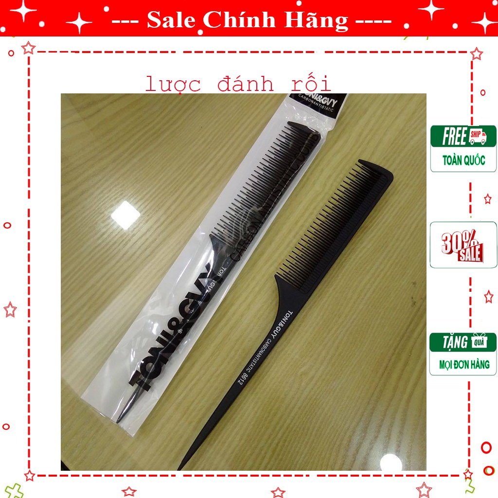 Lược đánh rối toni&amp;guy cao cấp chuyên dùng cho makeup và làm tóc chuyên nghiện tiện lợi