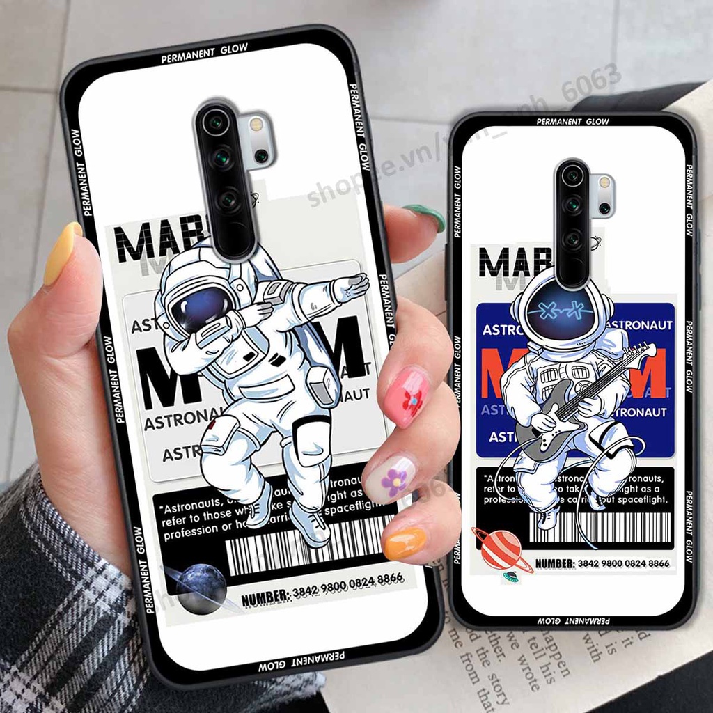 Ốp Xiaomi Redmi Note 8 / Note 8 Pro be@r brick mars thời trang, ốp lưng điện thoại viền dẻo siêu chất