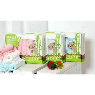 Khăn sữa sợi tre mipbi hộp 6 cái