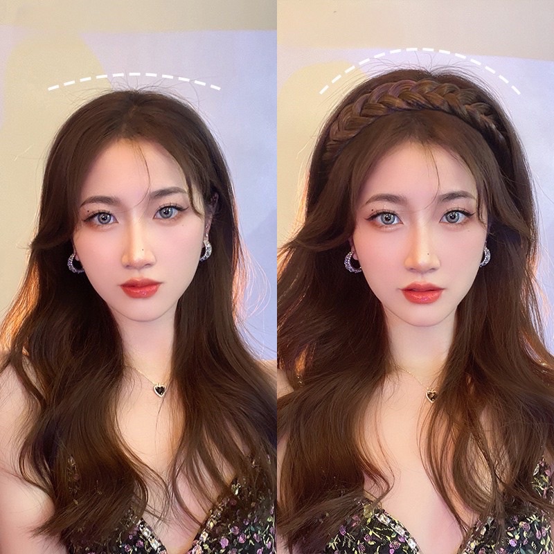 Bờm Tóc Kiểu Tết Phong Cách Hàn Quốc Siêu Xinh Cho Nữ ( Bện To )