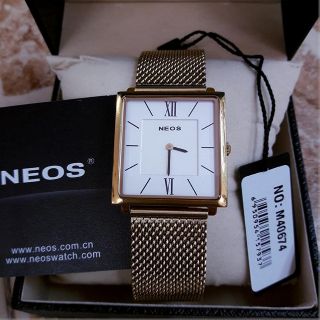 Đồng hồ Neos No.40674M mặt vuông dây lưới