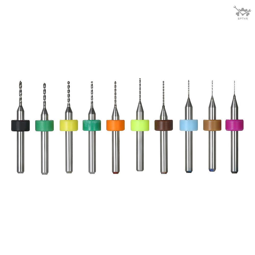 Set 10 Mũi Khoan Micro 0.3mm+0.4mm+0.5mm+0.6mm+0.7mm+0.