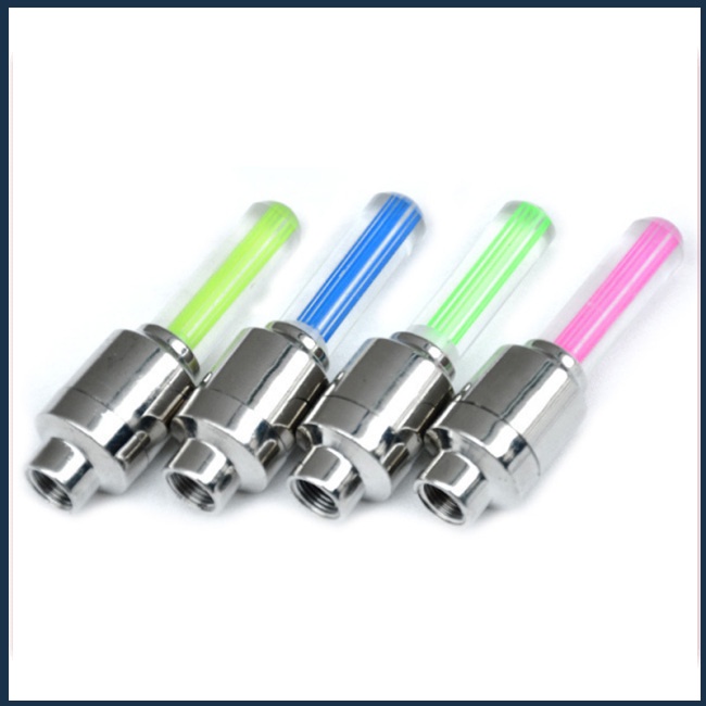 Nắp Van Bánh Xe Có Đèn LED Cảm Biến Chuyển Động Dành Cho Xe Đạp Xe Máy Xe Đạp