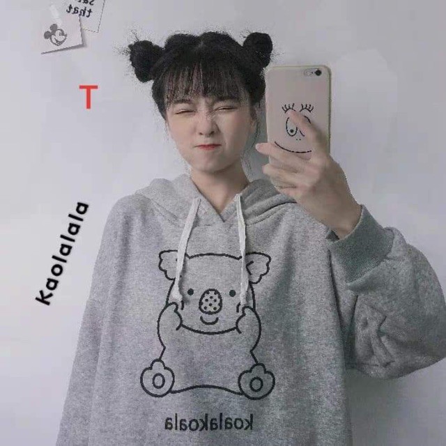 bst Áo hodie gấu KOALA tr&amp;Đ 5508 03
