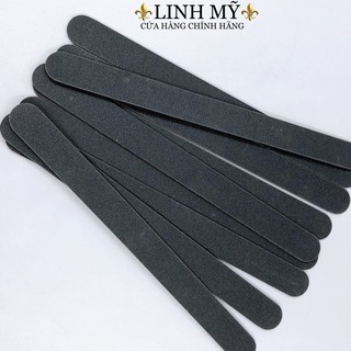 Set 10 dũa móng tay màu đen - nhám Nhật