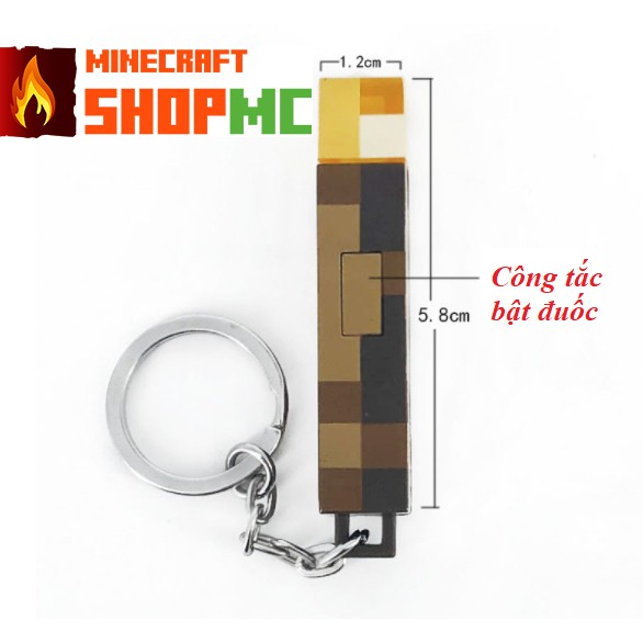 Đuốc minecraft chính hãng Mojang - Mini Figure