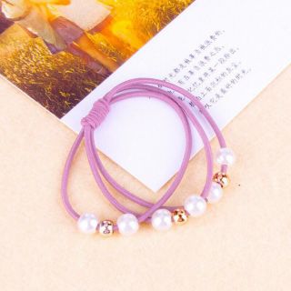 Buộc tóc hạt nhân tạo 3 vòng dây