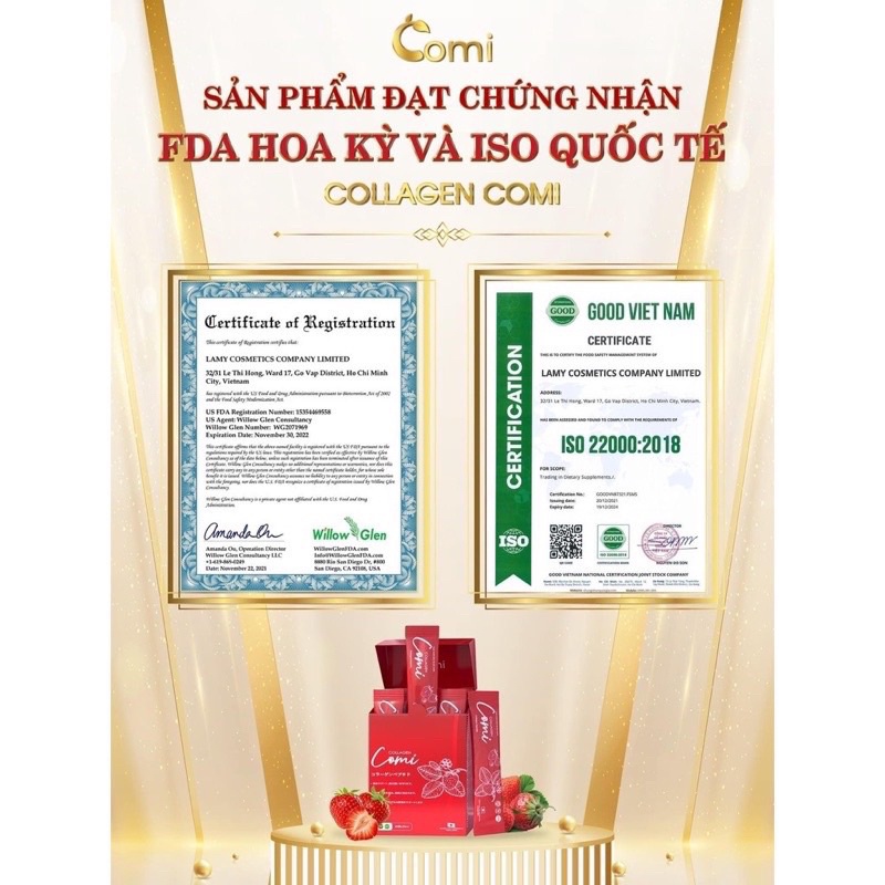 Sỉ Combo 5h- 10h collagen Comi hút nám trắng da Nhật Bản tặng 10h nạ ngủ