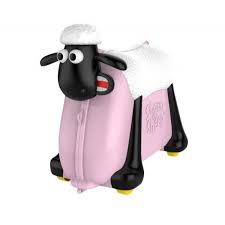 Vali Kéo kiêm xe chòi chân cao cấp hình cừu Shaun the Sheep