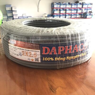 Dây Điện Daphaco 2x2.5 tròn FA 2.25