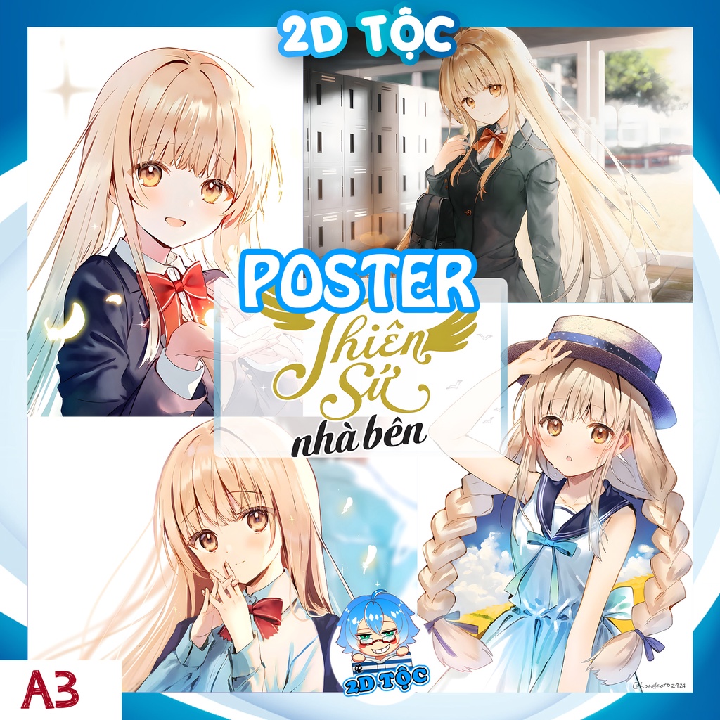 TRANH POSTER A3 THIÊN SỨ NHÀ BÊN (5) CHẤT LIỆU GIẤY CAO CẤP – TRANH POSTER TREO TƯỜNG DÁN TƯỜNG BY 2D TỘC SHOP