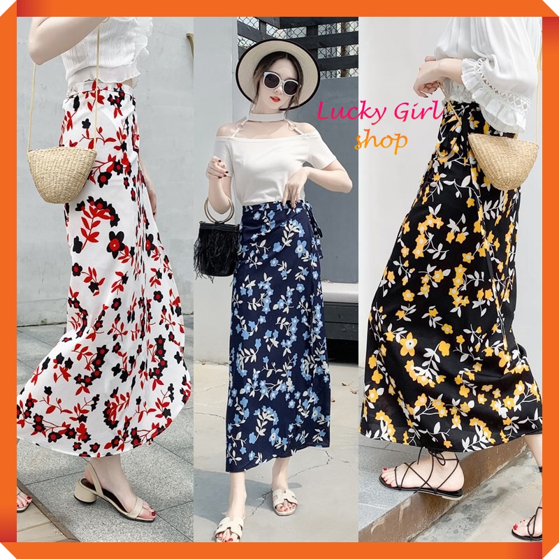 Sarong Quấn Làm Váy Sành Điệu Thời Trang Âu-Hàn - Vải Mút-xơ-lin Cát Thoáng Mát - Lucky Girl shop