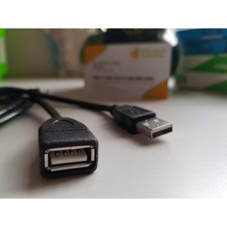 [Mã ELFLASH3 hoàn 10K xu đơn 20K] Dây usb nối dài 3m đen chống nhiễu