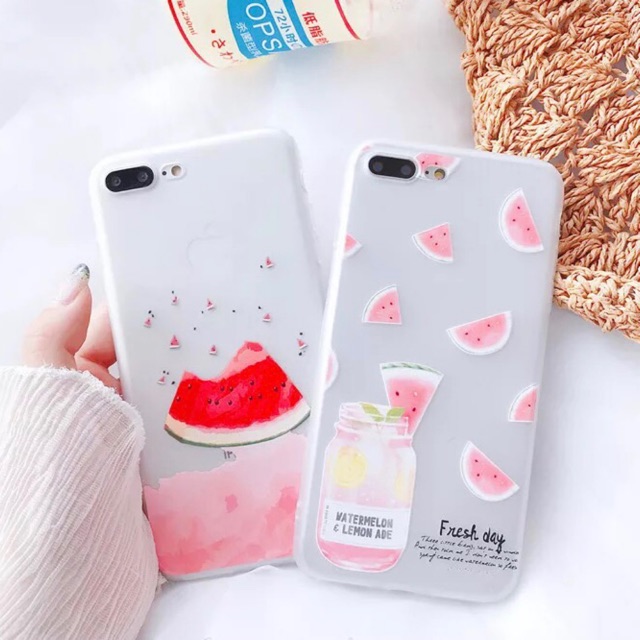 Ốp lưng iphone dẻo Dưa Hấu từ 6-X