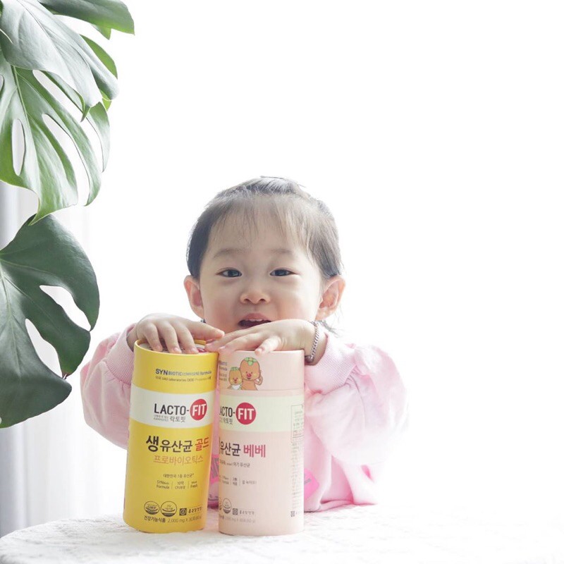 Men vi sinh Lacto-fit màu hồng số 1 tại Hàn Quốc