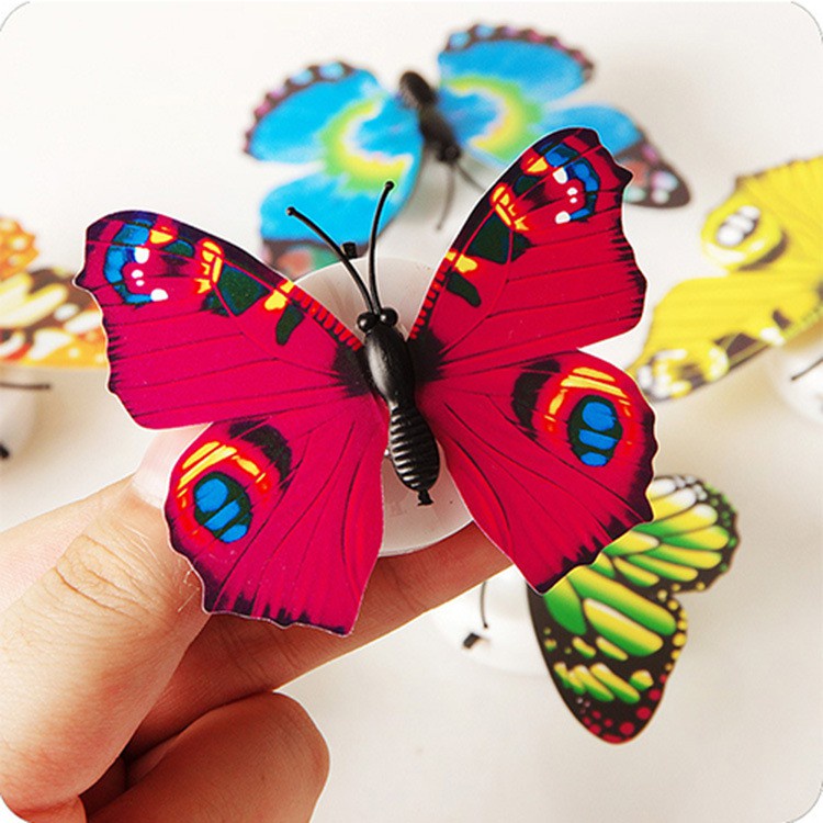 SỈ đèn ngủ bướm phát sáng trang trí tường - Đèn LED dán tường hình bướm cực xinh
