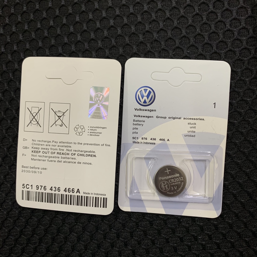 Pin Cúc Áo CR2025, CR2032 Dùng Cho Pin Chìa Khóa Xe Volkswagen