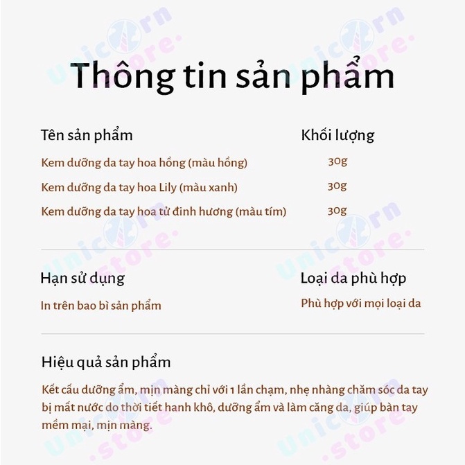 Kem Dưỡng Da Tay Con Mèo Loufmiss Nội Địa Trung 30G
