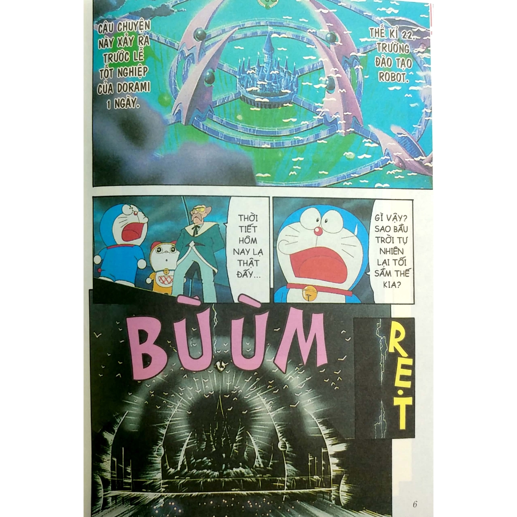 Sách - Doraemon Tranh Truyện Màu - Dorami Và Đội Quân Doraemon - 7 Bí Ẩn Của Trường Đào Tạo Robot