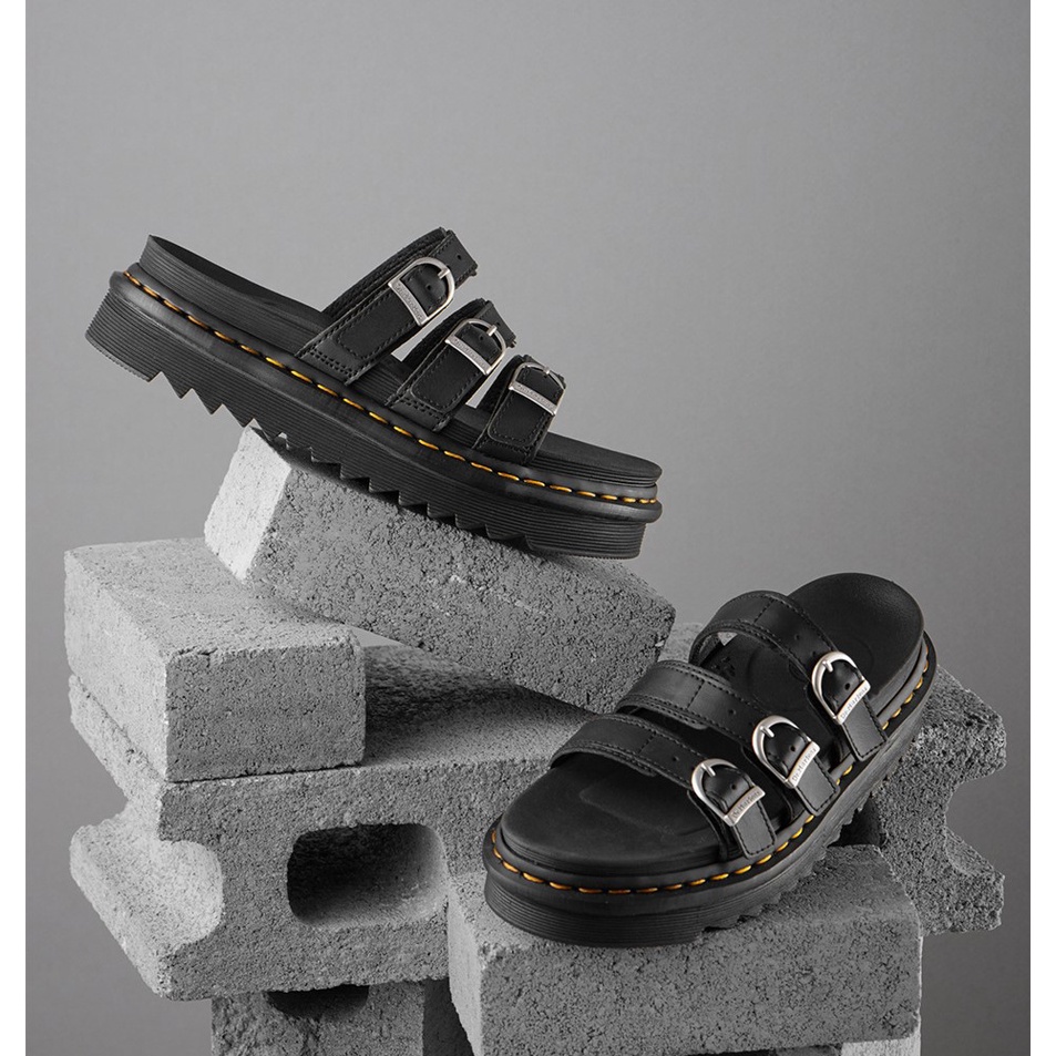 Dr. Martens dép blaire slide đen chính hãng