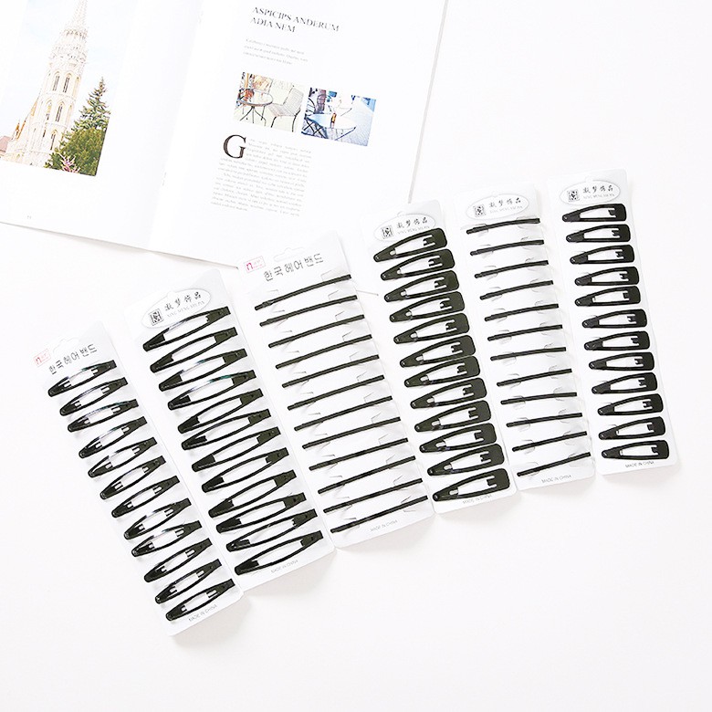 Kẹp tóc hình giọt nước khổ a48