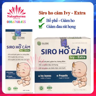 Siro ho cảm Ivy Extra Bạch Mai - Giúp bổ phế, giảm ho gió, ho khan đau rát cổ họng - Dùng tốt cho trẻ em Ivyextra BM