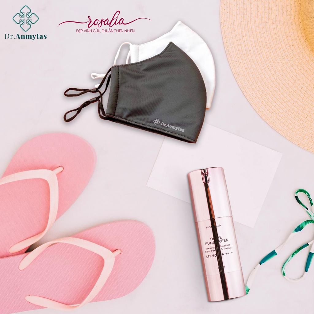 Kem Chống Nắng SPF50 PA++++ Cho Da Mụn, Da Yếu Nhạy Cảm...An Toàn Cho Trẻ Từ 6 Tháng Tuổi Dr Be Rosalia
