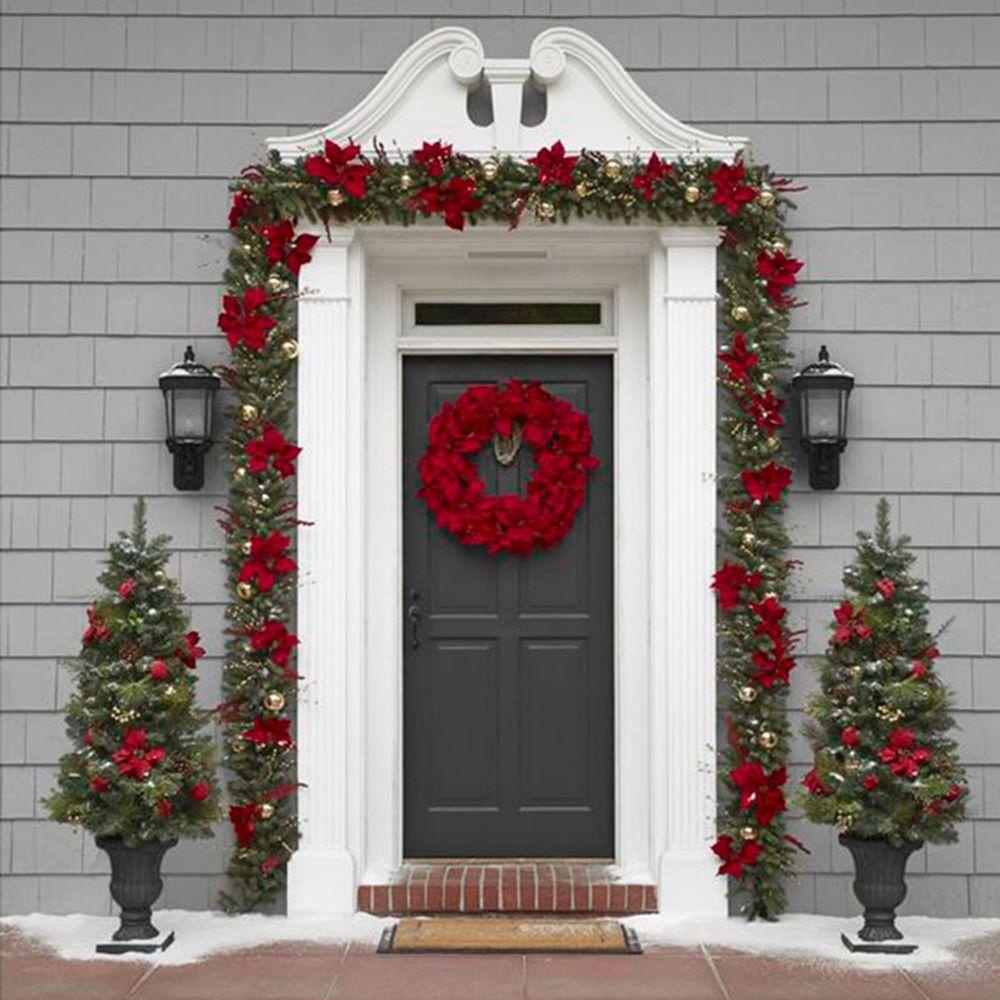 Dây Đèn Led Hình Bông Hoa Dùng Trang Trí Giáng Sinh