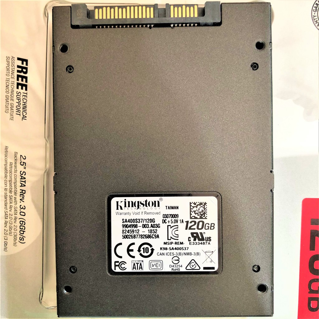 Ổ CỨNG SSD KINGSTON 120GB CHÍNH HÃNG