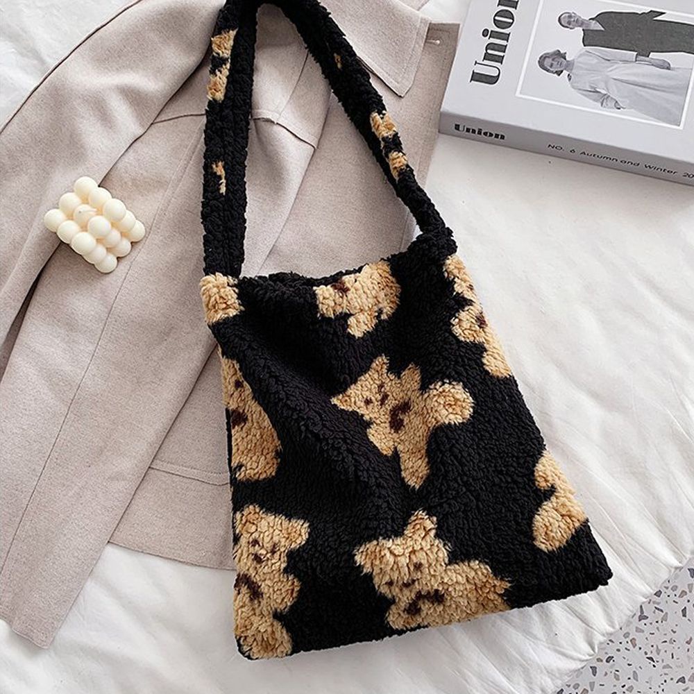 Túi xách lông nhung MIHAN1 thời trang thu đông cho nữ