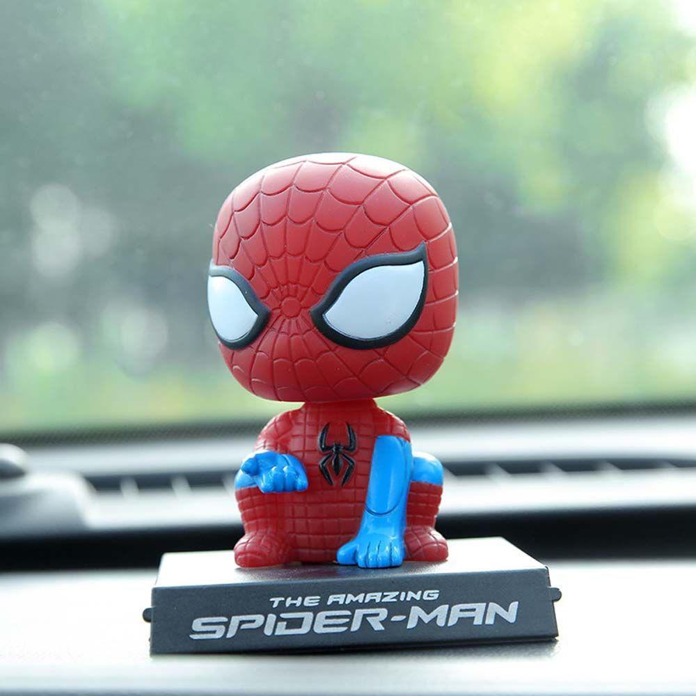 Giá Đỡ Điện Thoại Bằng PVC Hình Captain America Hoạt Hình Trang Trí Xe Hơi