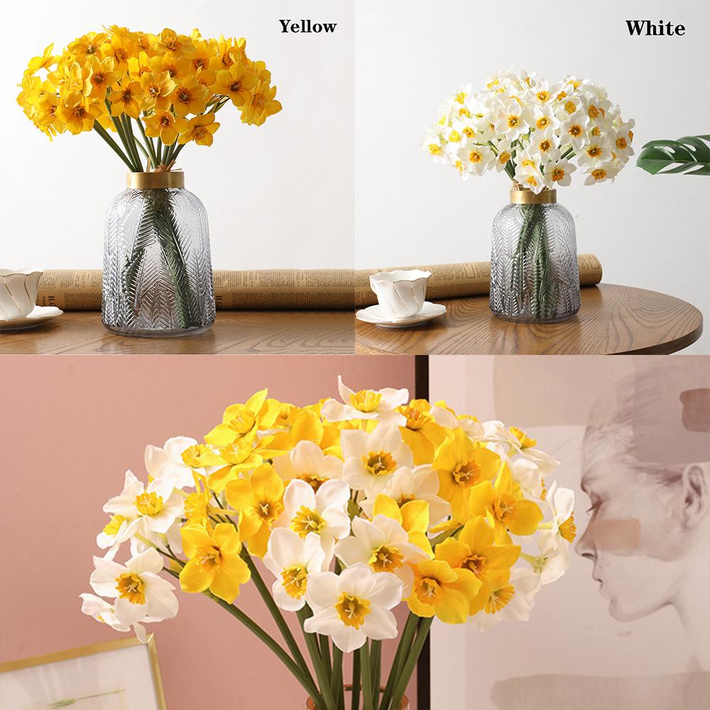 KUNHEV Set 6 Bông Hoa Mẫu Đơn Giả Trang Trí Phòng Khách / Tiệc Cưới