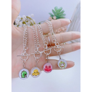 Vòng cổ mặt tròn cute