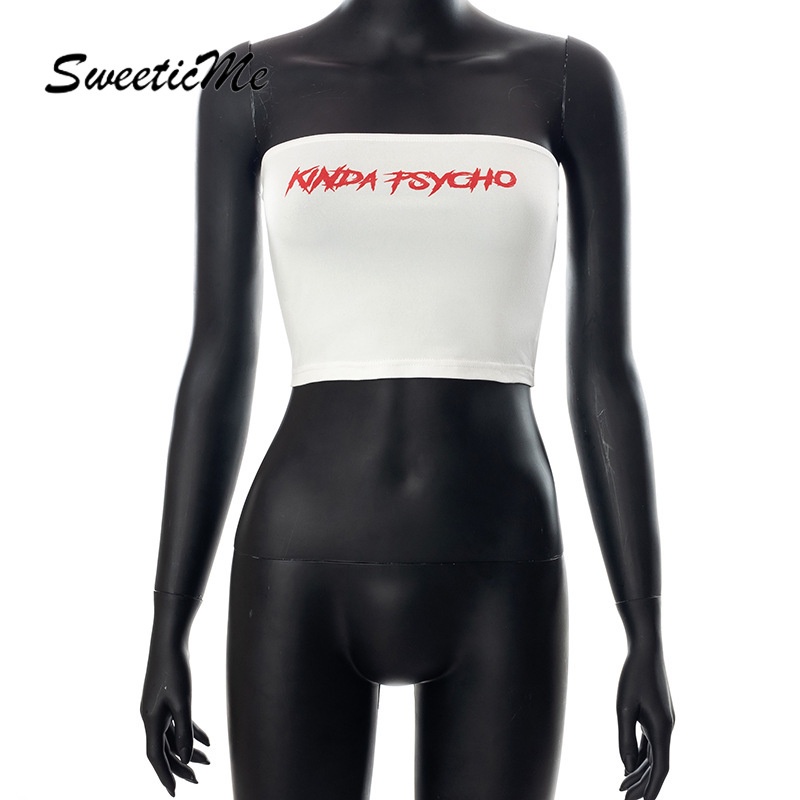 Áo Thun Nữ Không Tay Hở Vai Sweeticme2022 | BigBuy360 - bigbuy360.vn