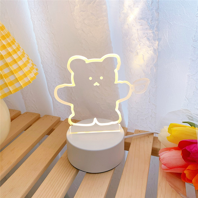 Đèn Led 3d Trang Trí Phòng Ngủ Jp5 Dễ Thương