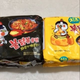 Compo 5 gói mỳ cay và 5 gói mỳ phô mai Samyang Hàn quốc